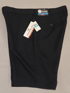 Grand Slam Performance Expandable Waist Golf Shorts Men's 36 Black NWT